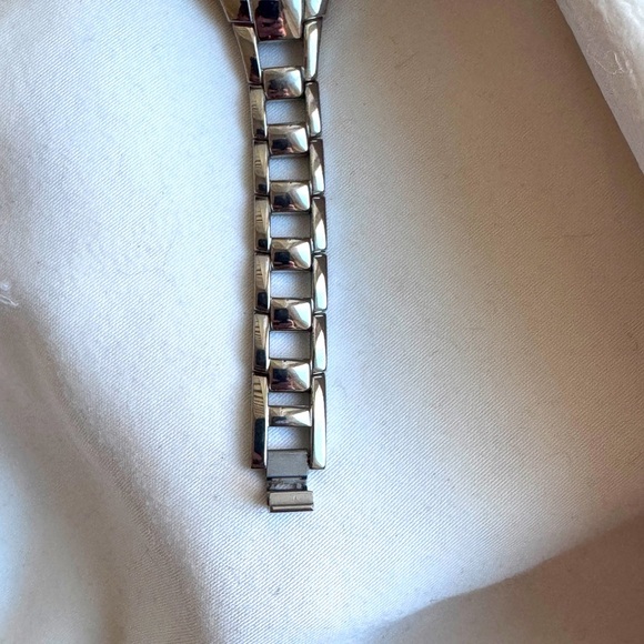 💜 Vintage One of A Kind Early 2000’s Fossil Kaleido Silver Purple Women's Watch💜 - Picture 3 of 16
